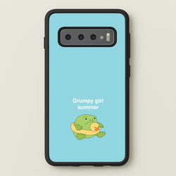 Grumpy Girl Summer - Plushy  - Plushy Phone Case for Galaxy S10