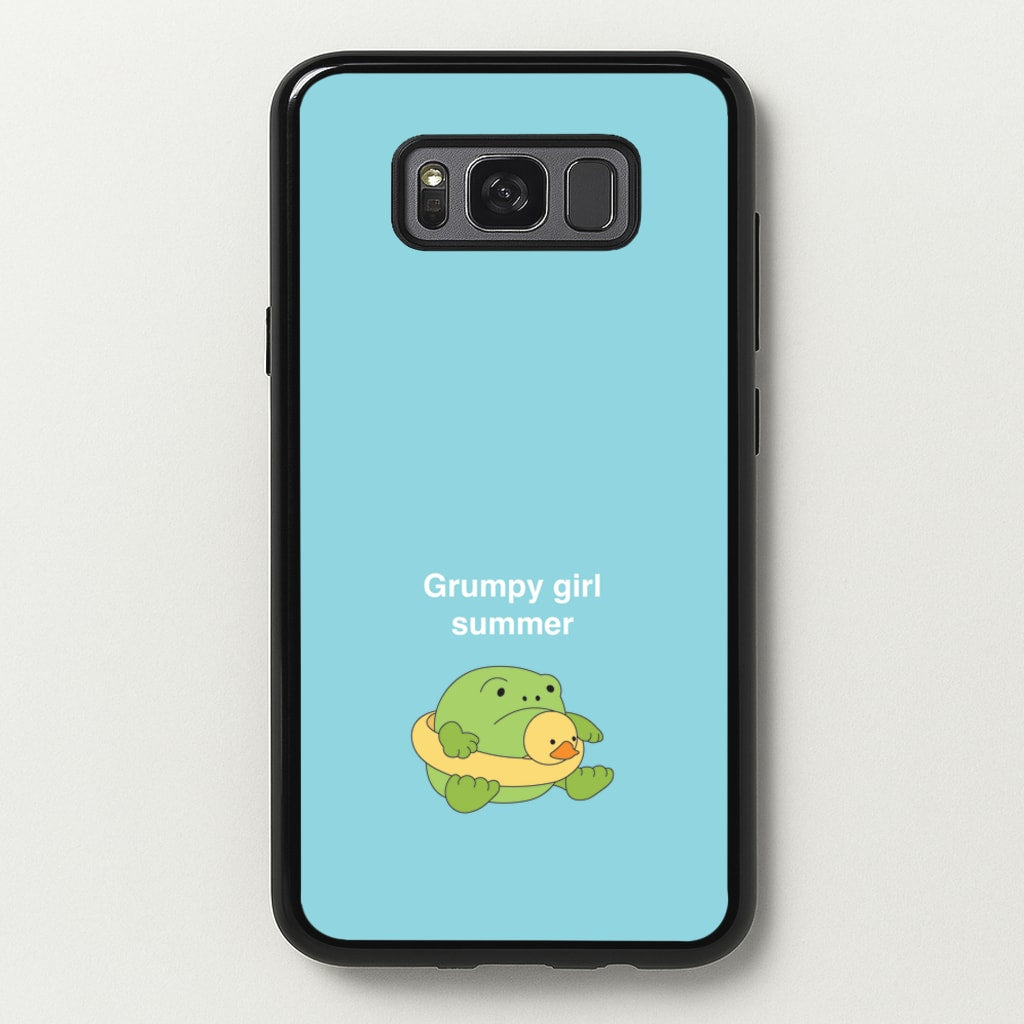 Grumpy Girl Summer - Plushy  - Plushy Phone Case for Galaxy S8