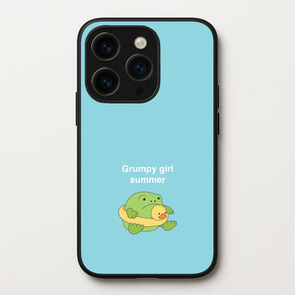 Grumpy Girl Summer - Plushy  - Plushy Phone Case for iPhone 14 Pro
