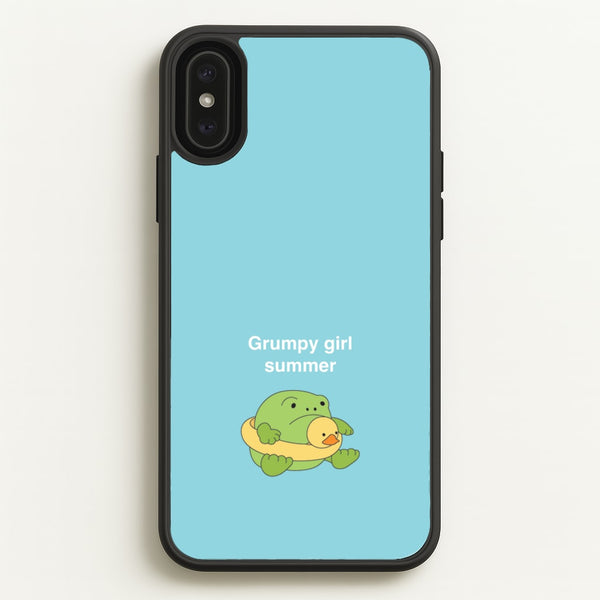 Grumpy Girl Summer - Plushy  - Plushy Phone Case for iPhone XS Max