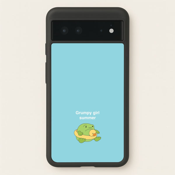 Grumpy Girl Summer - Plushy  - Plushy Phone Case for Google Pixel 6