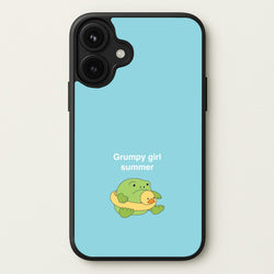 Grumpy Girl Summer - Plushy Phone Case for iPhone 17