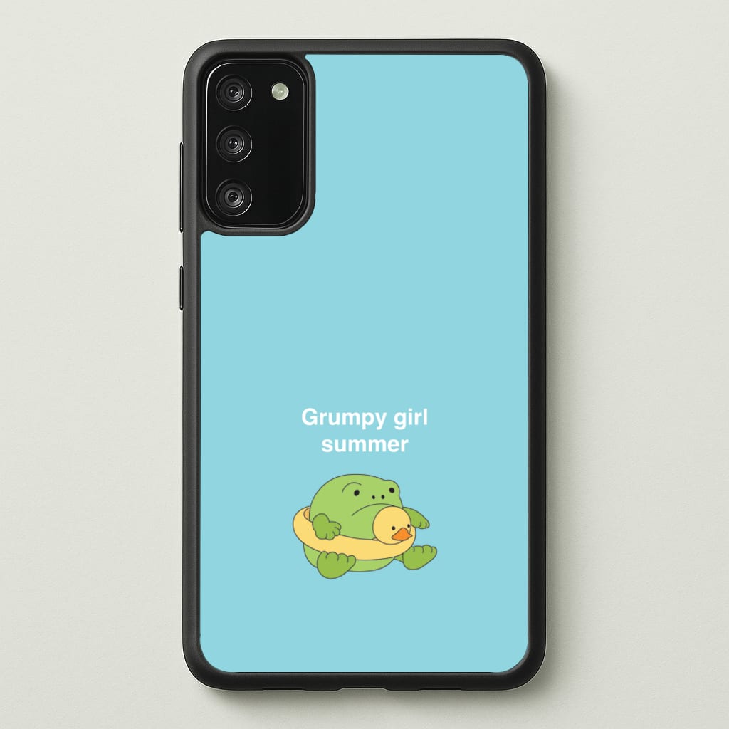 Grumpy Girl Summer - Plushy  - Plushy Phone Case for Galaxy S20