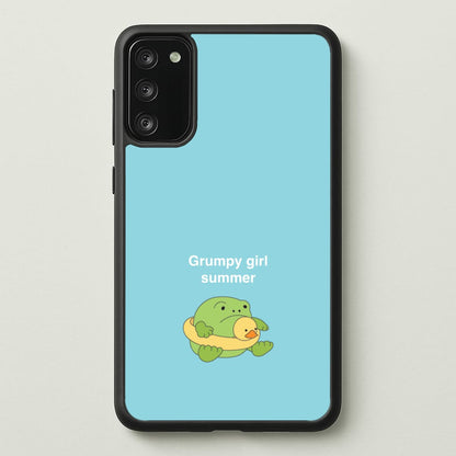 Grumpy Girl Summer - Plushy  - Plushy Phone Case for Galaxy S20