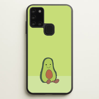 Avocado - Plushy  - Plushy Phone Case for Galaxy A21s