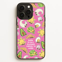 Born To Buy Plushy  - Plushy Phone Case for iPhone 16 Pro Max