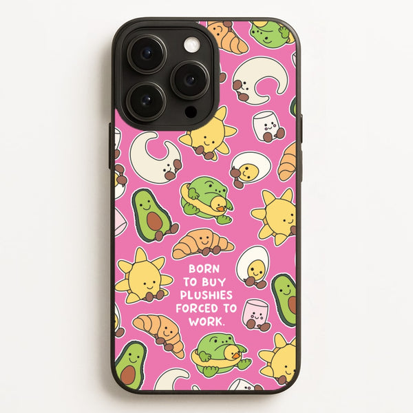 Born To Buy Plushy  - Plushy Phone Case for iPhone 16 Pro Max