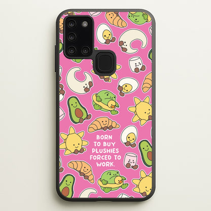 Born To Buy Plushy  - Plushy Phone Case for Galaxy A21s