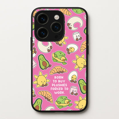 Born To Buy Plushy  - Plushy Phone Case for iPhone 15 Pro