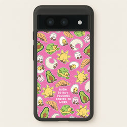 Born To Buy Plushy  - Plushy Phone Case for Google Pixel 8a