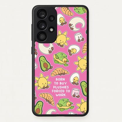 Born To Buy Plushy  - Plushy Phone Case for Galaxy A53