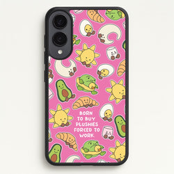 Born To Buy Plushy  - Plushy Phone Case for Galaxy S25 Edge