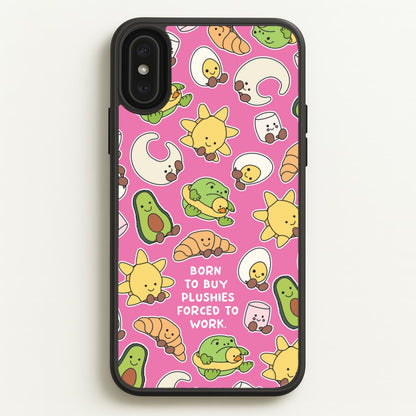 Born To Buy Plushy  - Plushy Phone Case for iPhone XS Max