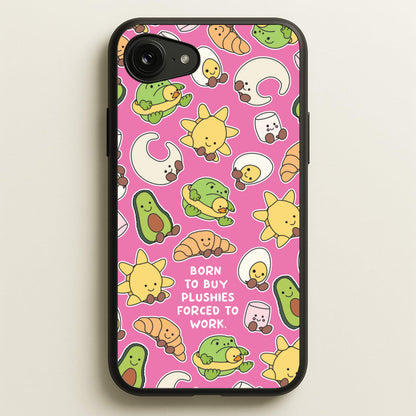 Born To Buy Plushy  - Plushy Phone Case for iPhone 16e