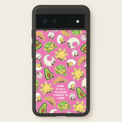 Born To Buy Plushy  - Plushy Phone Case for Google Pixel 6