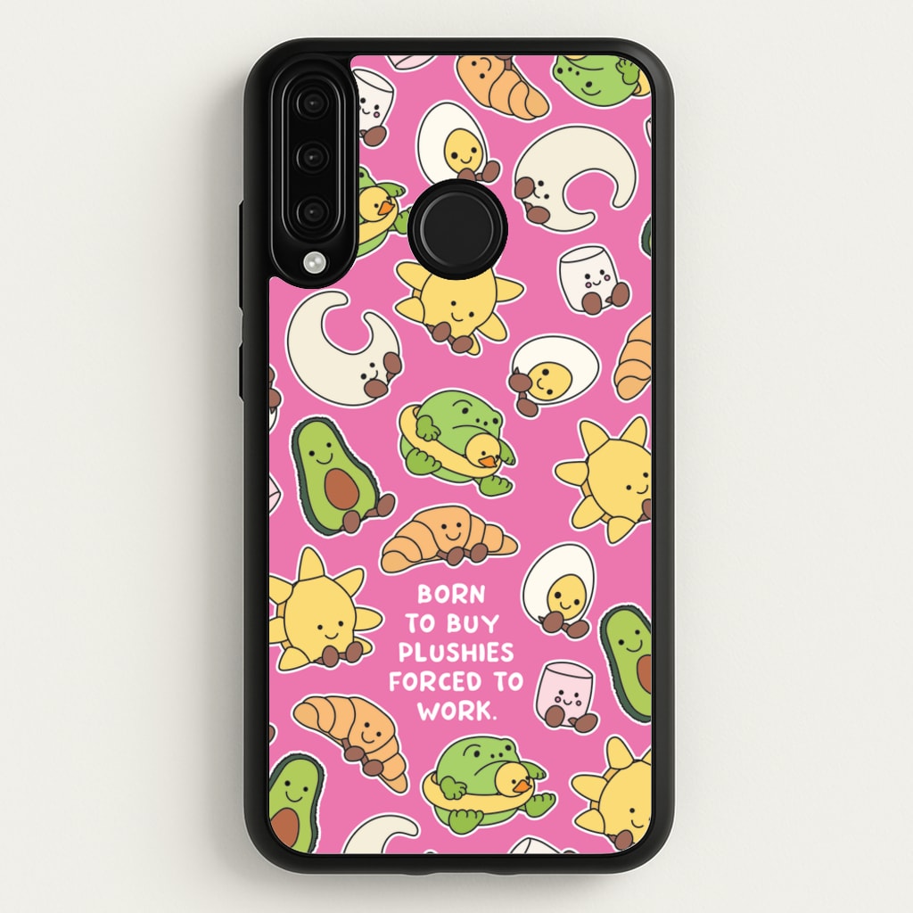 Born To Buy Plushy  - Plushy Phone Case for Huawei P30 Lite