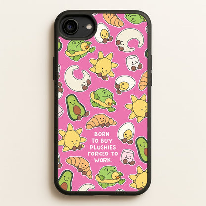 Born To Buy Plushy  - Plushy Phone Case for iPhone 6 / 7 / 8 / SE