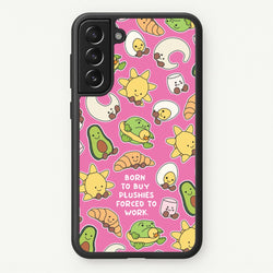 Born To Buy Plushy  - Plushy Phone Case for Galaxy S21