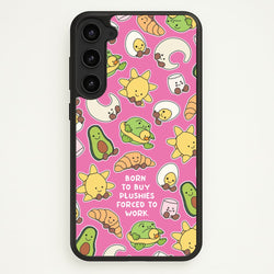 Born To Buy Plushy  - Plushy Phone Case for Galaxy S23 Plus