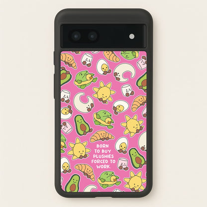 Born To Buy Plushy  - Plushy Phone Case for Google Pixel 6a
