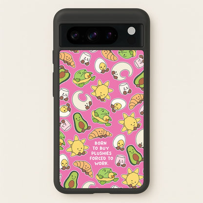 Born To Buy Plushy  - Plushy Phone Case for Google Pixel 8 Pro