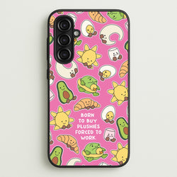 Born To Buy Plushy  - Plushy Phone Case for Galaxy A16