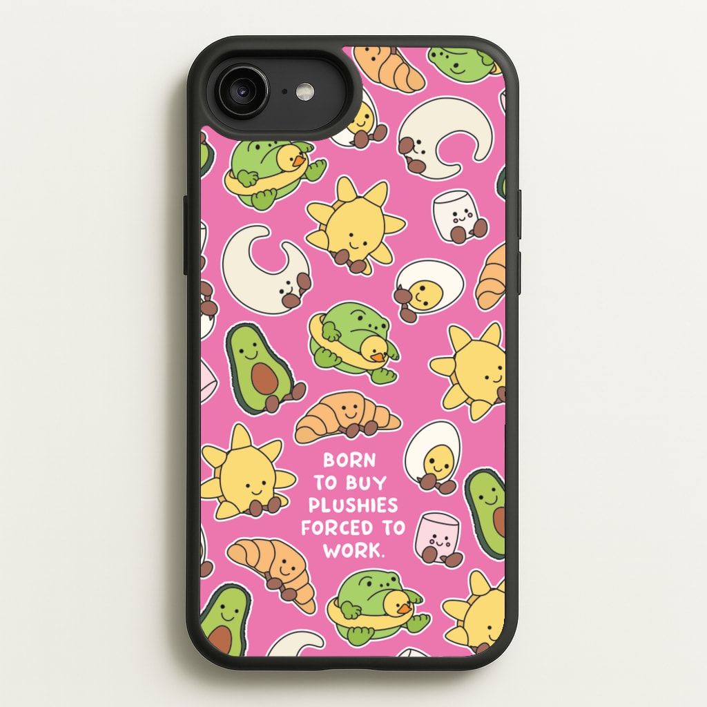 Born To Buy Plushy  - Plushy Phone Case for iPhone 6 Plus / 7 Plus / 8 Plus