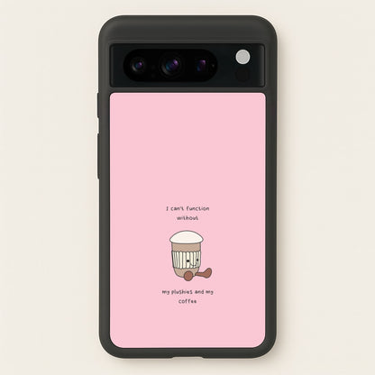 Coffee - Plushy  - Plushy Phone Case for Google Pixel 8 Pro