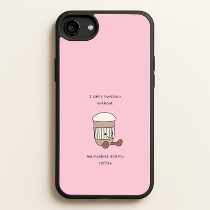 Coffee - Plushy  - Plushy Phone Case for iPhone 6 / 7 / 8 / SE
