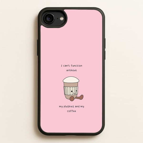 Coffee - Plushy  - Plushy Phone Case for iPhone 6 / 7 / 8 / SE
