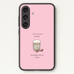 Coffee - Plushy  - Plushy Phone Case for Galaxy S24 Plus