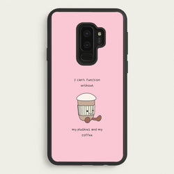 Coffee - Plushy  - Plushy Phone Case for Galaxy S9 Plus