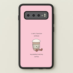Coffee - Plushy  - Plushy Phone Case for Galaxy S10 Plus