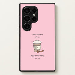 Coffee - Plushy  - Plushy Phone Case for Galaxy S24 Ultra