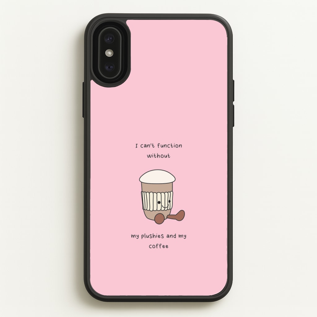 Coffee - Plushy  - Plushy Phone Case for iPhone XS Max