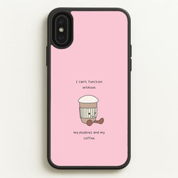 Coffee - Plushy  - Plushy Phone Case for iPhone XS Max