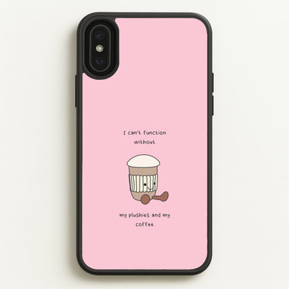 Coffee - Plushy  - Plushy Phone Case for iPhone XS Max