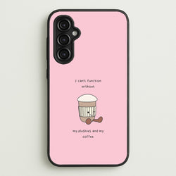 Coffee - Plushy  - Plushy Phone Case for Galaxy A14