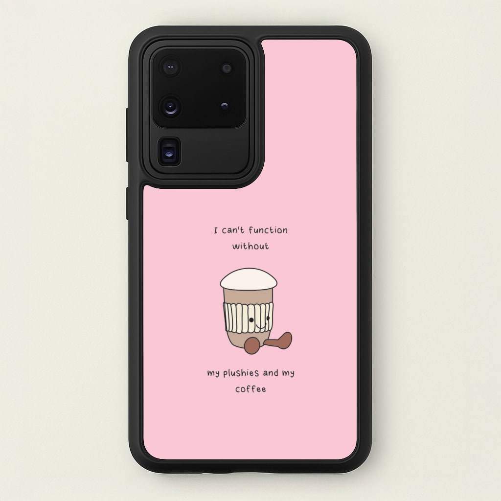 Coffee - Plushy  - Plushy Phone Case for Galaxy S20 Ultra