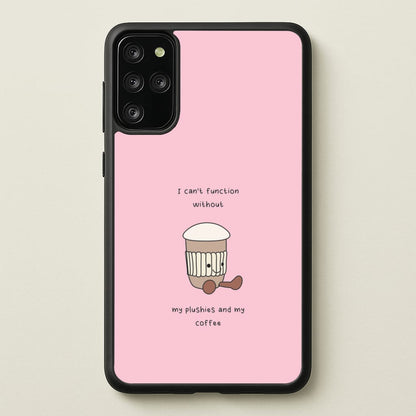 Coffee - Plushy  - Plushy Phone Case for Galaxy S20 Plus
