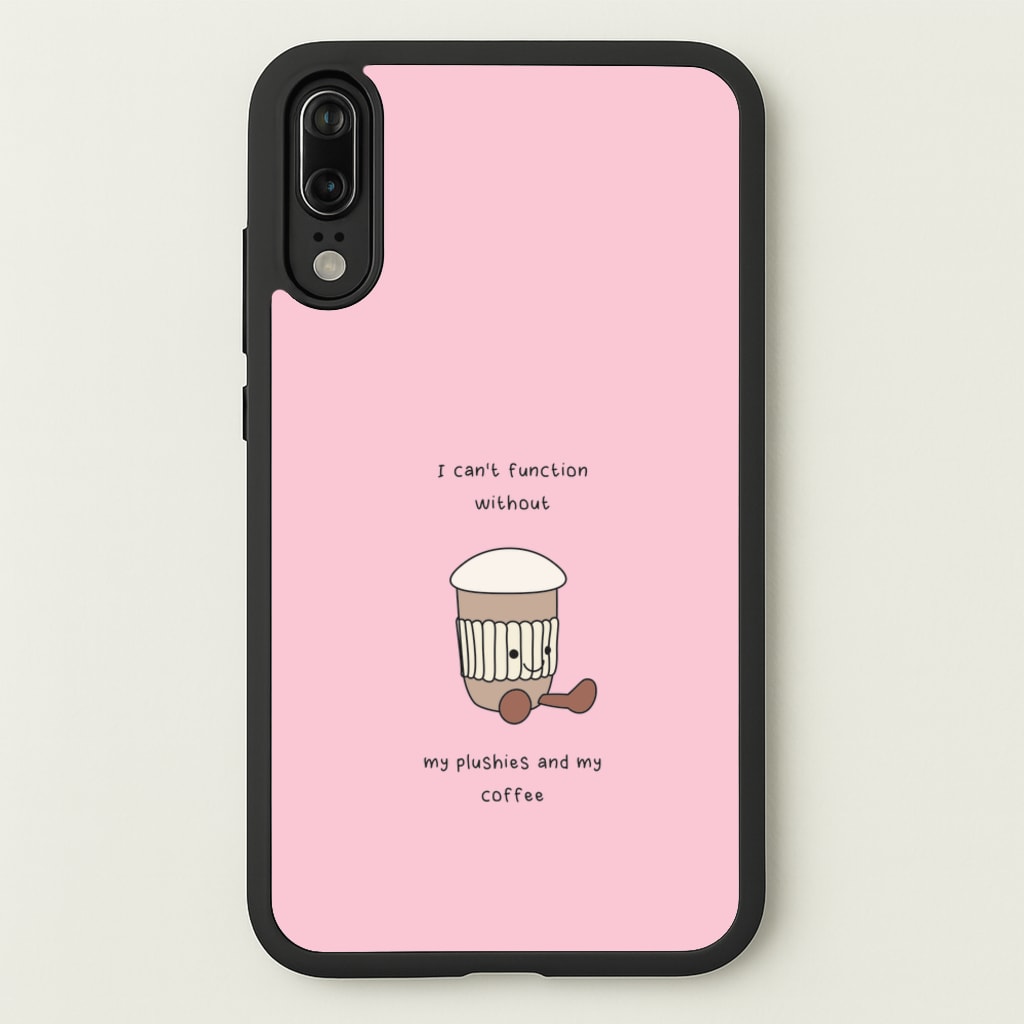 Coffee - Plushy  - Plushy Phone Case for Huawei P20
