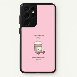 Coffee - Plushy  - Plushy Phone Case for Galaxy S21 Ultra