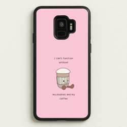 Coffee - Plushy  - Plushy Phone Case for Galaxy S9