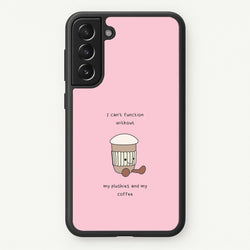 Coffee - Plushy  - Plushy Phone Case for Galaxy S22 Plus