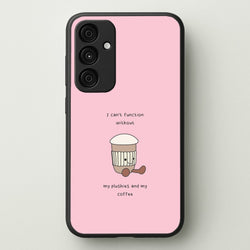 Coffee - Plushy  - Plushy Phone Case for Galaxy A55