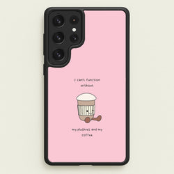 Coffee - Plushy  - Plushy Phone Case for Galaxy S23 Ultra