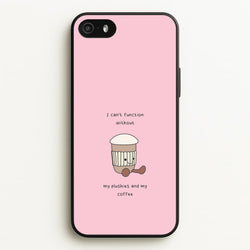 Coffee - Plushy  - Plushy Phone Case for iPhone 5 / 5s / SE 2016