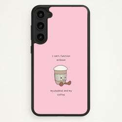 Coffee - Plushy  - Plushy Phone Case for Galaxy S23 Plus
