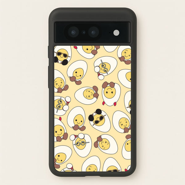 Egg Pattern - Plushy  - Plushy Phone Case for Google Pixel 8
