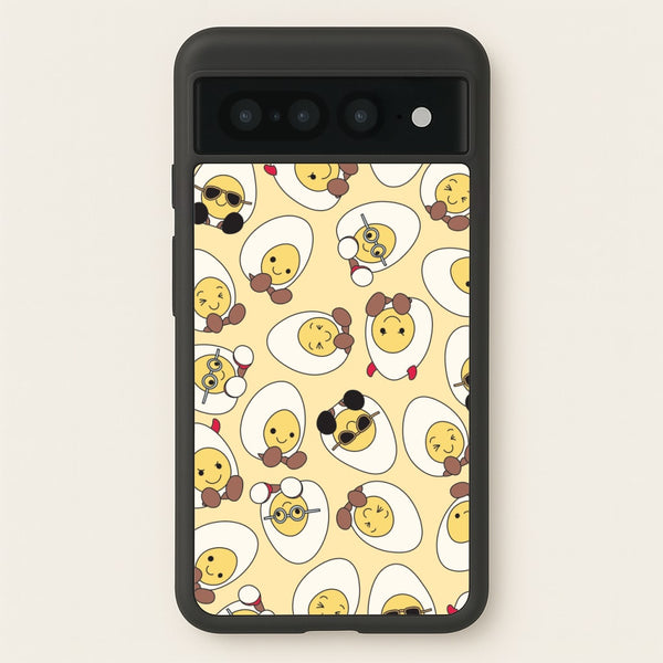 Egg Pattern - Plushy  - Plushy Phone Case for Google Pixel 7 Pro